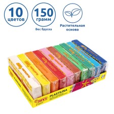 Plasticine vegetable, 10 colors, 1500 g, Jovi, cardboard, for kids