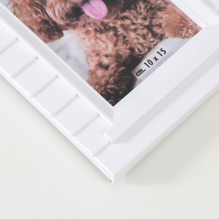 Photo frame plastic in 2 photos 10x15 cm "House" white 25x35x2 cm-2