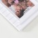 Photo frame plastic in 2 photos 10x15 cm "House" white 25x35x2 cm