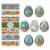 Easter heat -shaped film "Cathedral - 2" for 7 eggs