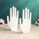 Holder for the books "Hands" set 2pcs, 12.7x8.9x15.4cm, white