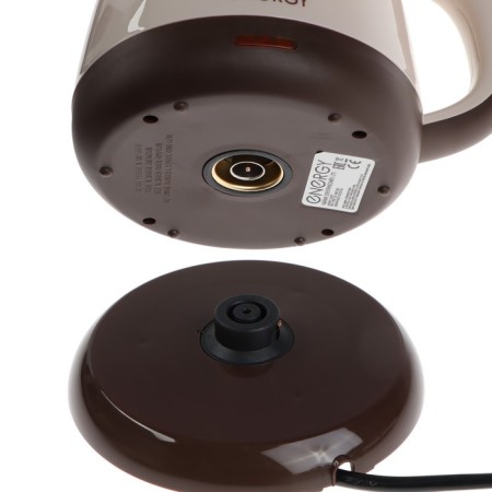 Electric kettle Energy E-275, plastic, 1 l, 1100 watts, brown-6