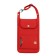 Bag, artificial leather, red 11.5x0.5x25 cm