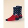 Nosk children's, size 18-20, the color is red, dark blue, 2 pcs