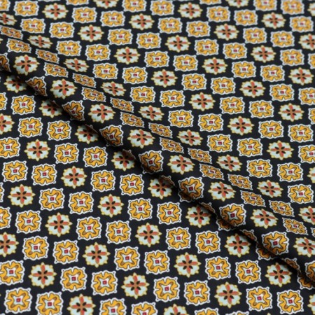 Payer satin fabric, width 150 cm, orange color-1