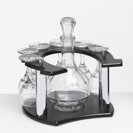Minibar "horseshoe" 7 items: Capherine 500 ml + glass 60 ml