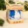Christmas ball D-10 cm "White bears"