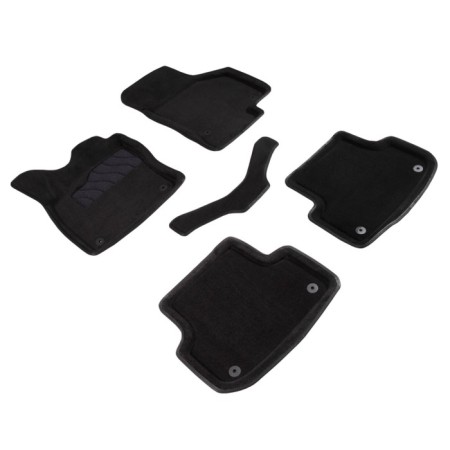 Pile rug for Audi A3, 2012-, black