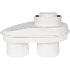 Rommer RCA-8080-210002 chimney element, monoblock adapter, D = 80/80 mm, clamp