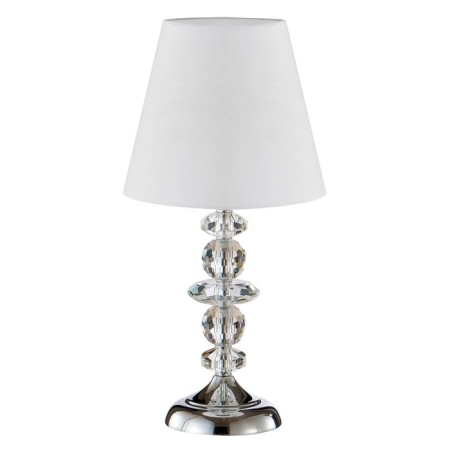 Crystal Lux table lamp, Armando Chrome 0180/501, E14, 1x60 W, 44x22x22 cm, chromium color