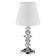 Crystal Lux table lamp, Armando Chrome 0180/501, E14, 1x60 W, 44x22x22 cm, chromium color