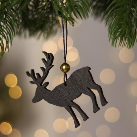 New Year's suspension "Deer" 7 × 16 cm-1