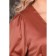 Female dress, size 52, terracotta color