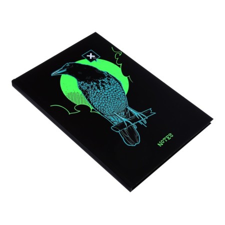 Note book A5, 80 sheets in the cell "Neon Party No. 5", hard cover, matte lamination-1