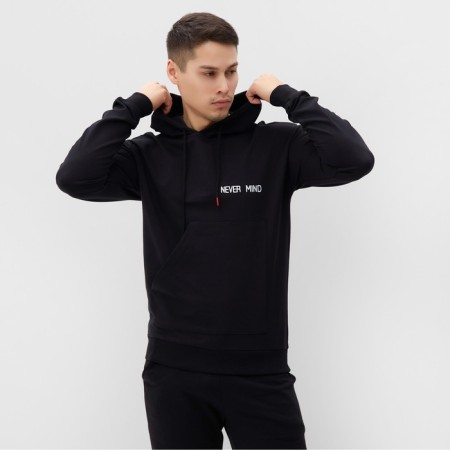 Hoods male, black color, size 48 (m)