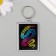 Acryl keychain "Neon Snake" 3.5x5 cm