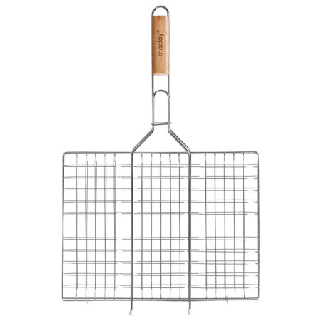 Ground Grill Universal Maclay, 30x40 cm, chrome steel, for barbecue-7