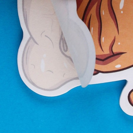 Stickers with a sticky layer "Zhdun", 30 sheets.-3