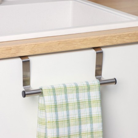 Holder for towels on the door "Classic", 23.5 × 7 × 8 cm, color chromium-2