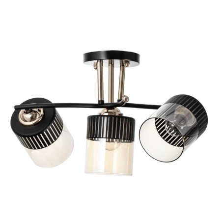 Galion chandelier 3he27 40W black and gold 55x26 cm-4