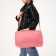 Sports bag on lightning, adjustable belt, pink color