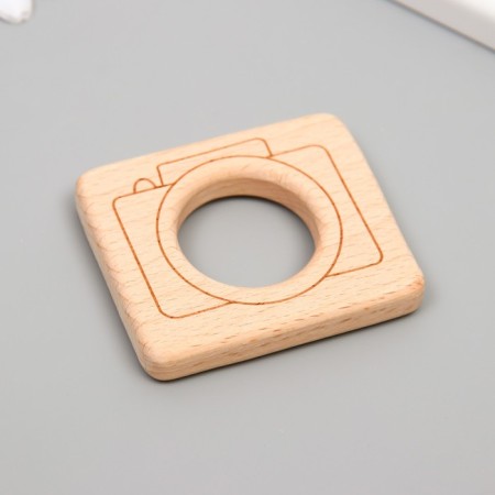 Decor for creativity wood "camera" 6x5 cm-1