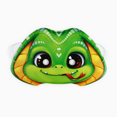 Carnival New Year's mask "Milash" for the New Year, 25.8 x 15.6 cm-1