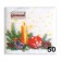 Paper Napkins "Color Harmony", 24x24 cm, 50 pcs, with a drawing "Candle"