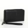 Women's wallet with lightning, black color