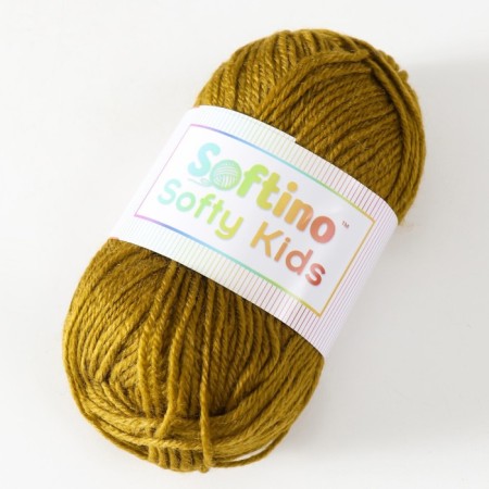 Yarn 100% acrylic "Softy Kids" 90m ± 5m 50 g color 38 brown-olive-1