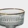 A set of glasses glass Elysia, 260 ml, 4 pcs, with a golden border