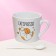 Ceramic mug with a spoon of Catspresso, 180 ml, white color