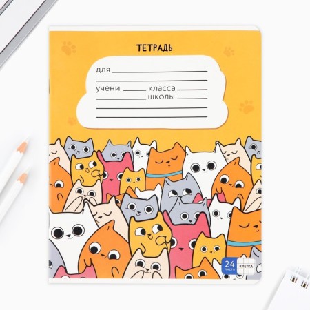 Notebook in a cage 24 sheet A5, on the paper clip “September 1: Corgi”, covered cardboard, 5 types of mix-7