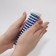 Massager "Miracle Pale", 14 × 3.7 cm, white/blue color