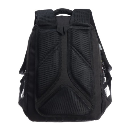 School backpack, 40 x 27 x 20 cm, Grizzly, ergonomic back, laptop department, black-5