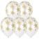 Shar Latex 14 “Golden Stars”, Crystal, Silkography, Set 25 pcs., Palaceanese color