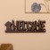 Key of "WelCOME" MDF 31x9.5x3.5 cm