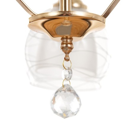 Arlett chandelier 3x60W E27 gold 54x54x26cm Ritter-5