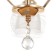 Arlett chandelier 3x60W E27 gold 54x54x26cm Ritter