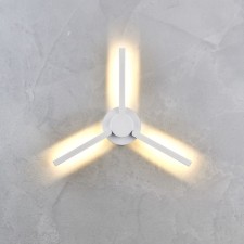 LED lamp 1665 Techno, IP54, 3000K, 9 W, white color