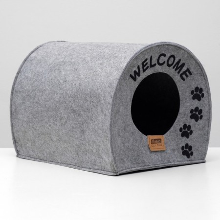 Animal house from the felt "WelCome Board", 33 x 33 x 45 cm-5