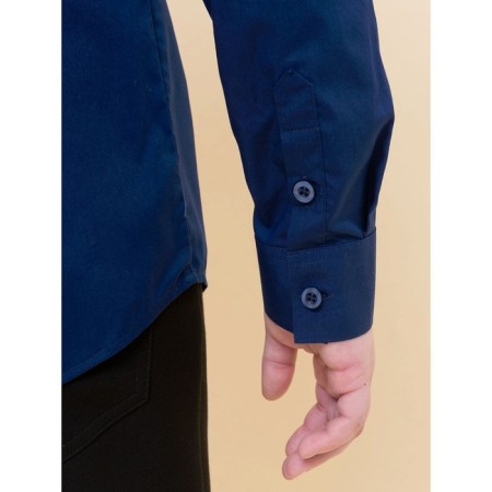 Hotgog shirt for boys, height 122 cm, dark blue color-6