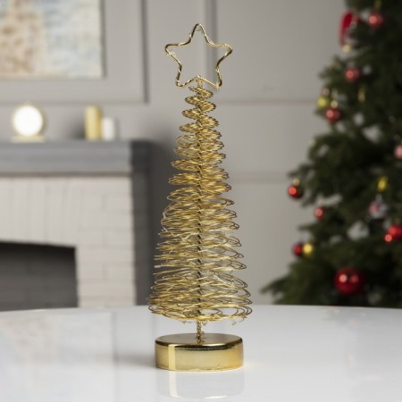 LED figure "Flower tree" 8 × 30 × 8 cm, metal, batteries AAAX3 (not in the kit), glow warm white-2