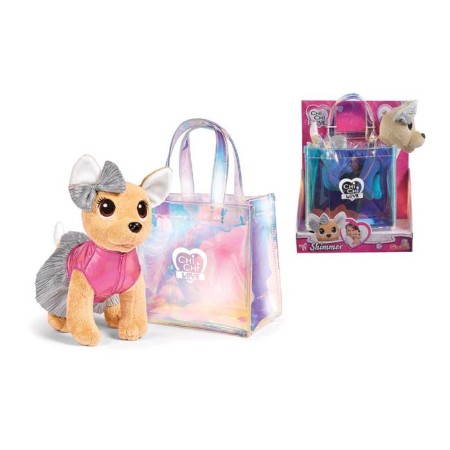 Plush dog Chi-Chi Love "Dog in a transparent handbag", 20 cm