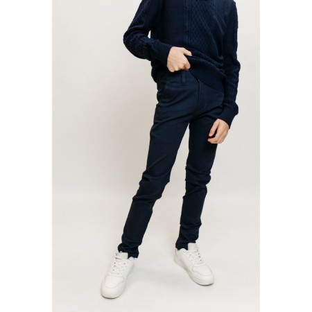 Jumper for boys, height 134-140 cm, dark blue color-7