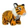 Soft toy All ABOUT NATURA "Animal World", "Tiger", 28cm