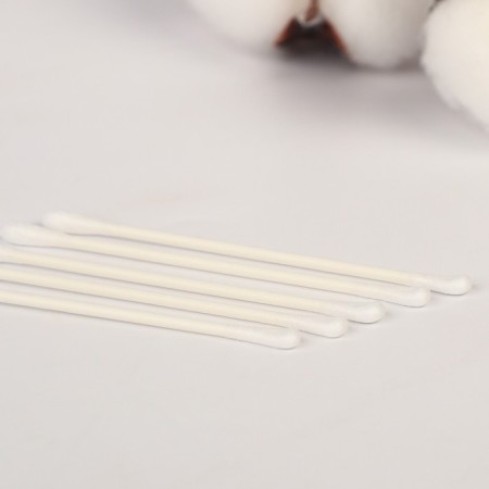 Baby cotton sticks 2B1 Mama Lubby with a spatula, 180 pcs.-1