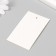 Tag without print Craft two -sided 8x5 cm