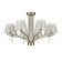 Sinfonia chandelier, 8x40W E14, bronze color