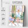 Picture on numbers on a canvas with a subframe of "ballerina", 40 x 50 cm